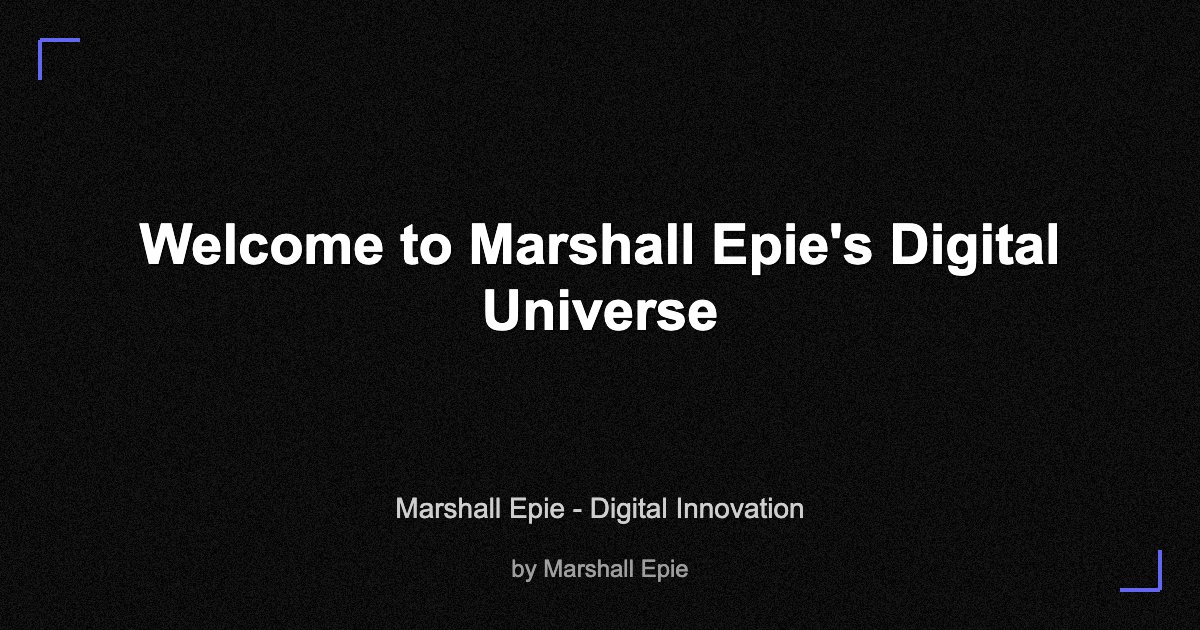 Welcome to Digital Universe
